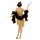 Kostüm Charleston gold, Kleid, Kopfband