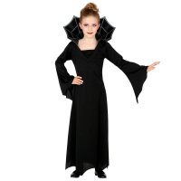 Kinderkostüm Vampirin Kleid Kragen
