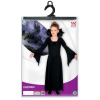 Kinderkostüm Vampirin Kleid Kragen