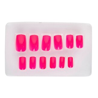 Fingernägel Neon selbstklebend 12er