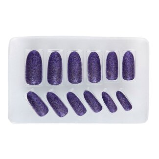 Fingernägel Glitzer selbstklebend 12er