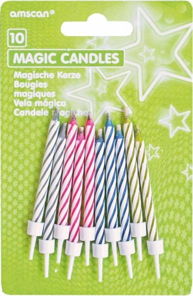 Magische Kerzen 10 Stück sortiert