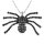 Halskette mit Strassspinne schwarz