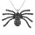 Halskette mit Strassspinne schwarz