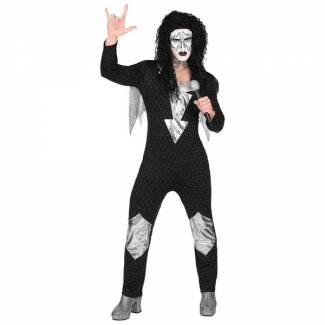 Kostüm Rockstar Schwarz