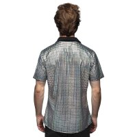 Shirt Disco Diamond silber