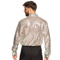 Shirt Disco silber