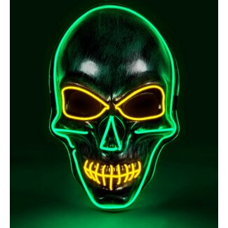 Totenkopfmaske LED