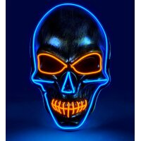 Totenkopfmaske LED