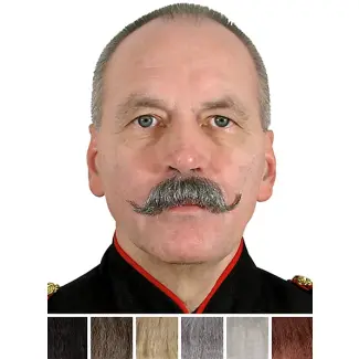 Wilhelm Professioneller Oberlippenbart aus Echthaar