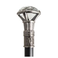 Diamant Metall Gehstock 93cm
