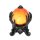 Kristallkugel Halloween mit Led Orange