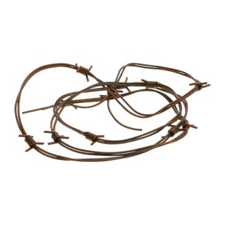Rostiger Stacheldraht