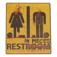 Toilettentür-Halloweenaufkleber