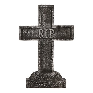 Polystyrol RIP-Kreuz-Grabstein