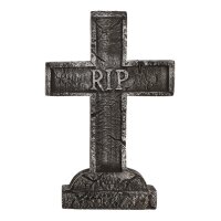 Polystyrol RIP-Kreuz-Grabstein