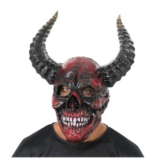 Rote Dämonen Maske