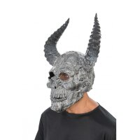 schwarze Schädel-Dämon-Maske