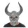 schwarze Schädel-Dämon-Maske
