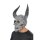 schwarze Schädel-Dämon-Maske