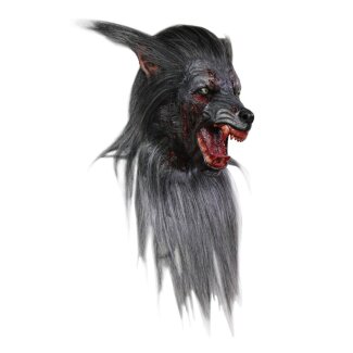 Maske Schwarzer Wolf