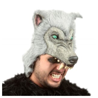 Helm Wolf grau
