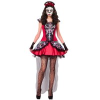 Erwachsenenkostüm Mujer día de los muertos