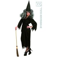Kostüm Hexe Kleid, Gürtel und Hut