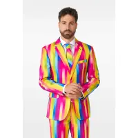 Rainbow Glaze Kostüm Anzug für Herren –...