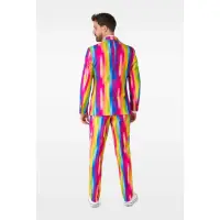 Rainbow Glaze Kostüm Anzug für Herren – Bunter Partyanzug