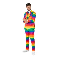 Regenbogen Anzug Kostüm für Erwachsene