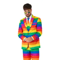 Regenbogen Anzug Kostüm für Erwachsene