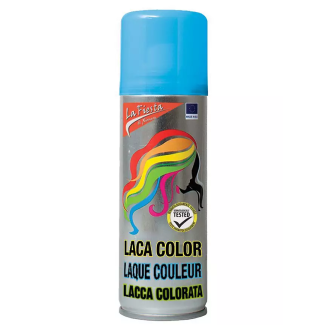 Haarspray hellblau