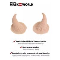 Latexhörner Dämon Mit Mastix Hautkleber