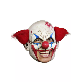 Irrer Clown Kinnlose Maske aus Latex