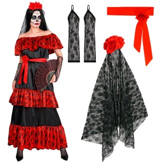 Kostüm Dia de los Muertos Mujer