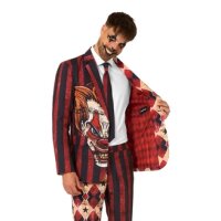 Scary Clown Red Anzug