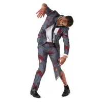 Kostüm Zombie Grey Anzug