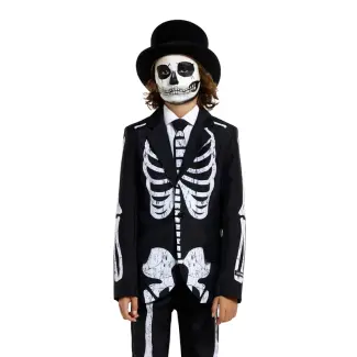 BOYS Skeleton Grunge Black Anzug