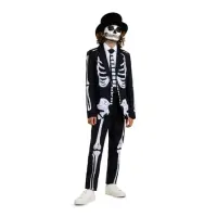 BOYS Skeleton Grunge Black Anzug