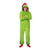 CHAKS Erwachsenenkostüm Kigurumi Le Grinch Overall...