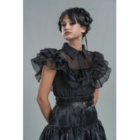CHAKS Erwachsenenkostüm Wednesday Ballkleid schwarz