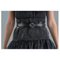 CHAKS Erwachsenenkostüm Wednesday Ballkleid schwarz