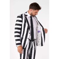Erwachsenenkostüm Beetlejuice Blazer + Pants + Tie schwarz