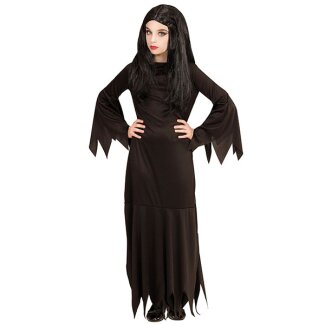 Kinderkostüm Schwarze Hexe Kleid