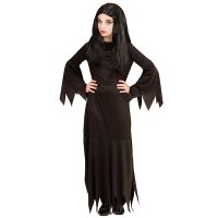 Kinderkostüm Schwarze Hexe Kleid
