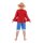 CHAKS Kinderkostüm One Piece Luffy rot/blau 4 Teile