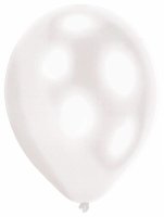 LED Luftballons 27,5cm weiß 5er 27,5 cm