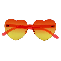Boland Partybrille Love & Peace orange