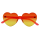 Boland Partybrille Love & Peace orange